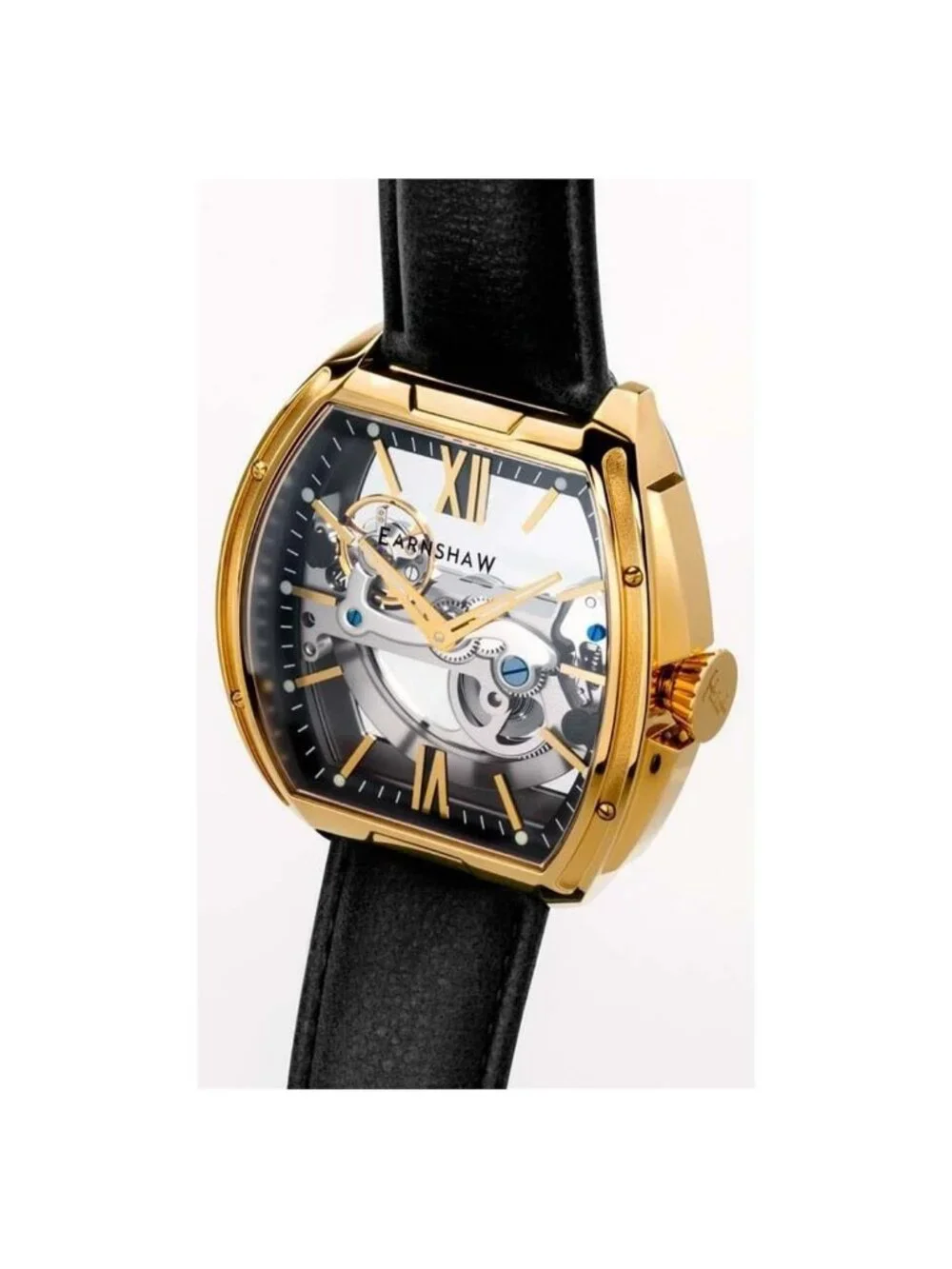 NWT Thomas Earnshaw Knightsbridge Black Dial Men's Watch